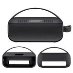 JCHPINE Silicone Cover Case for Bose SoundLink Flex Bluetooth Portable Speaker(1st Gen), Protective Skin Sleeve for Bose SoundLink Flex Speaker Accessories (Only Silicone Case) (Dark Black)