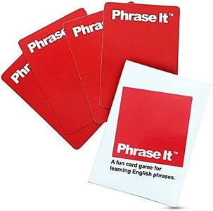 Phrase It English Learning Card Game and ESL Book for Teaching and Classroom Activities - Includes Teacher Instructions and a Phrasal Verb Dictionary