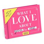 Knock Knock What I Love about You Book Fill in the Love Fill-in-the-Blank Book Gift Journal, 4.5 × 3.25-Inches