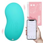 DrBash 2-in-1 Lactation Massager – Soft Massager for Breastfeeding, Heat + Vibration for Milk Flow, Engorgement & Clogged Duct Relief – Apps Controlled (Teal)