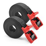 2 Pcs 4.5m Roof Rack Straps,Kayak Cam Straps,Fixing Tools Tensioning Belts for Surfboards,Bike,Moto,Scooter