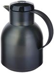 Emsa Samba Quick Press Insulated Server, 34-Ounce, Transulcent Black