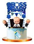 Baby Boy Blue Birthday Cake Topper Cake Decoration Self-assembly