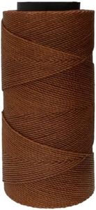 The Beadsmith Knot It Waxed Polyester Cord – Coffee Color – 1mm Diameter – Light Wax, 144 Meters (472 Feet) Per Spool – Make Jewelry, Macrame, Friendship Bracelets and DIY Crafts