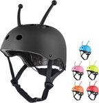 Kids Helmet Toddler Helmet Adjustable Toddler Bike Helmet Ages 3-8 Years Old Boys Girls Multi-Sports Safety (Black)