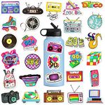 70Pcs 80s 90s Stickers Retro 90s Stickers for Water Bottles 80s 90s Party Decorations Nostalgia Gifts for Adults Waterproof Stickers Packs