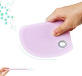 yesSMI Silicone Bowl Scraper Flexible Curved Edge,1PC Silicone Dough Scraper Bowl Scraper Baking Scraper Curved Edge Pink YES9642 YES9642