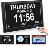 Dementia Clock, Digital Clock with 