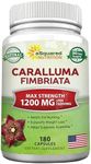 aSquared Nutrition Caralluma Fimbriata 1200mg - 180 Capsules, Natural Extract Weight Loss Diet Pill Supplements, Plant Root Appetite Suppressant & Pure Energy Booster, Max Strength Slim Lean Fat Burn