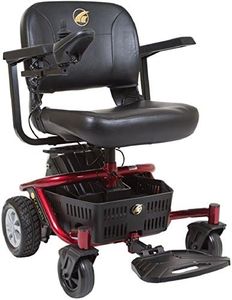 Golden LiteRider Envy Power Wheelchair, Red, 17-Inch