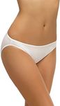 Felina Women's So Smooth Bikini, White, X-Large