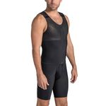 Leo Tummy Control Body Shaper for Men with Back Support - Post-Surgical Bodysuit Mens Girdle Shapewear