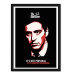 Good Hope - Hollywood Poster Frame Alpacino godfather Framed Poster Acrylic Glass For Room & Office (10 Inch X 13 Inch Multicolor)