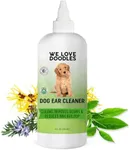 We Love Doodles Organic Dog Ear Cleaner | Ear Wash for Dogs | Made in USA | Natural | Clean Ear Drops | Prevents Infection, Itching & Odor | Puppy Ear Cleanser | Pet Cleaning Ears Solution