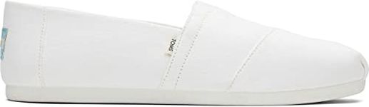 TOMS 10017679WHITEUS11 Rec Cotton Can Mn Alpargata White US11