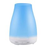 Plastic Aromatherapy Diffuser Essential Oil Diffusers for Home Small Room Humidifier with Soft Light,Fragrance Auto Shut Off for Office Room, Bedroom 200ml (Mist)