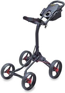 Bag Boy Quad XL Trolley, Mattschwarz/Rot, Einheitsgröße