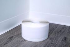 100x25mm / 3.93"x0.98" PVC Flexible SKIRTING Board -10M ROLL PVC Angle TMW Profiles (White)