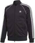 adidas Originals Men's Superstar Track Jacket, Black, Medium