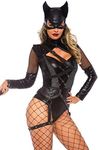 Leg Avenue Womens 2 Pc Villainess V