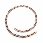 EnerMagiX Copper Necklace for Women Men, 99.9% Pure Copper Hands Copper Chain Recklace, Adjustable Jewelry Gifts（19.7inch）