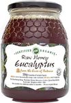 Antonio’s Raw Certified Organic Eucalyptus Honey 1kg, Premium Range Award-Winning - Pure, Antibacterial, Cold Pressed & Unpasteurised, Natural Honey, Certified Organic, The Raw Honey Shop
