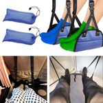 L.MILAIYA 2-Packs Airplane Foot Hammock - The Radical Travel Companion for Travelers with Lumbar Muscle Strain!