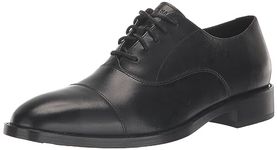 Cole Haan Mens Hawthorne Cap Toe Oxford, Black, 9-M US