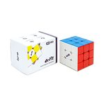 Cubelelo Drift 3M Pro 3x3 Stickerless Speed Cube | Magnetic Cube for Kids & Adults Magic Speedy Stress Buster Brainstorming Puzzle