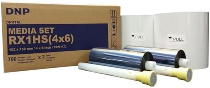 DNP 4x6" Print Media for DS-RX1HS Dye Sub Printer; 700 Prints Per Roll; 2 Rolls Per Case (1400 Total Prints).