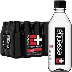 Essentia Water LLC; Ionized Alkaline Bottled Water; 99.9% Pure; 9.5 pH or Higher; Consistent Quality in Every BPA and Phthalate-Free Bottle; 12 Fl Oz (Pack of 12)