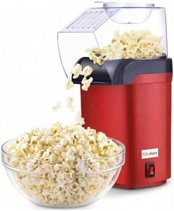 FotuKare Hotsale Classic Red Hot Air Popcorn Popper-1200W Rapid Heating Popcorn Maker-No Oil Need-3 Mins Rapid Popping-Mini Popcorn Machine, Mothers Day Gift(CLASSICRED)