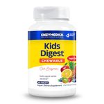 ENZYMEDICA - Kids Digest (60 Chewable Tablets) | Fruit Punch Flavour | Digestive Enzymes Supplement | Digestive Enzyme Blend for Children, Nutrient Supplement, Gut Health Supplement, Vegan, Dairy Free