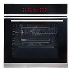 13 Function Single Electric Oven, Touch Control LED Display 76L - SIA BISO11SS