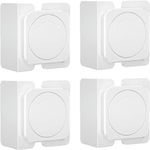 Cabinet Lock Latch - Baby Proofing Cabinet Locks for Child Safety for Cabinet Doors, Fridge, Drawers, Toilet Seat, Dishwasher, Cupboard - No Drilling with Strong Adhesive, 4-Pack, White