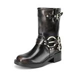 DREAM PAIRS Mid Calf Boots for Wome