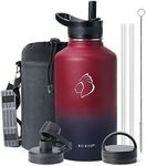 BUZIO 64 oz Water Bottle with Straw