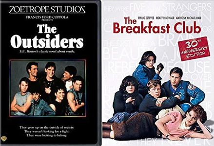 The Breakfast Club & The Outsiders DVD 80's Movie Bundle Double Feature Set