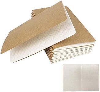 zmybcpack 12 Pack 8.25x5.5 Inches Dot Grid Paper Notebook/ A5 Size Dot Journal Notebook, Dot Grid Subject Notebooks Wire-Bound with Kraft Cover, 30 Sheets/60 Dot Pages