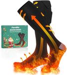 Heated Socks for Men Women, Upgraded 6000mAh Rechargeable Electric Socks Warmth Up to 12 Hours, Washable Winter Warm Socks for Outdoor Working Camping Hiking Hunting, Gifts for Christmas