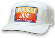 Whiskey Jam WJ Tractor Adjustable Snapback Trucker Hats (US, Alpha, One Size, Sunset White, Dri-2)