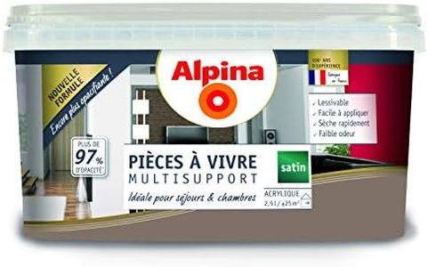 ALPINA Pièce à vivre - Taupe 2,5L 25m²