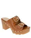 BCBGeneration Women's Yolanda Sandal, Cognac, 4.5 UK