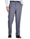 Chums Men's Stretch Waist Formal Smart Work Trousers Hidden Elasticated Waist Smart Work Pants Grey