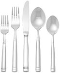 Farberware Stephanie 20-Piece Stainless Steel Flatware Set, Service for 4