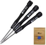 Set of 3 Phillips Screwdrivers PH0 PH00 PH000 with Antislip Plastic Handle - Great for iPhone Mobile Phone Laptop PC