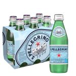 S.Pellegrino Sparkling Water 250ml (Pack of 6 Bottle X 250ml Each)