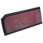 K&N Engine Air Filter: High Performance, Washable, Replacement Filter: Compatible 2004-2018 VOLKSWAGEN/SEAT/AUDI/SKODA (Scirocco, Golf, Jetta, Eos, Passat, GTI, Leon Cupra, Altea, Toledo, S3) 33-2888