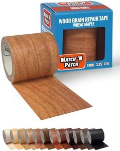 MATCH 'N PATCH Realistic Wood Grain Repair Tape, Wheat Maple