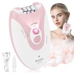 OWill Epilator for Women, Facial Epilator 2 Speed Setting Hair Remover Rechargeable Mini Epilator with 36 Tweezers and LED Light Cordless Lady Shaver Hair Removal Device Face Legs Arms Armpit Bikini